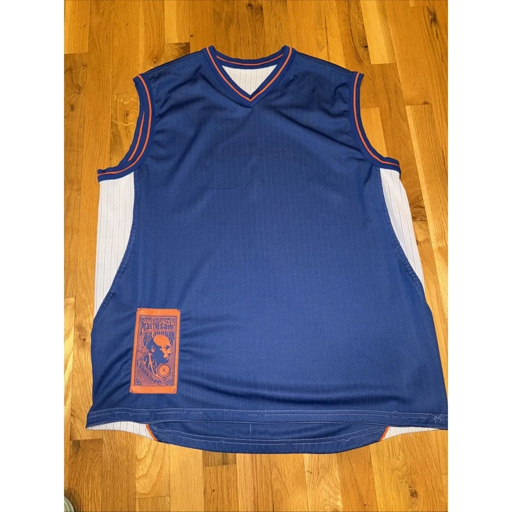 Nike Jordan Reversible Basketball Jersey GOAT Blue Orange Sz XL Vtg‎ . Excellent